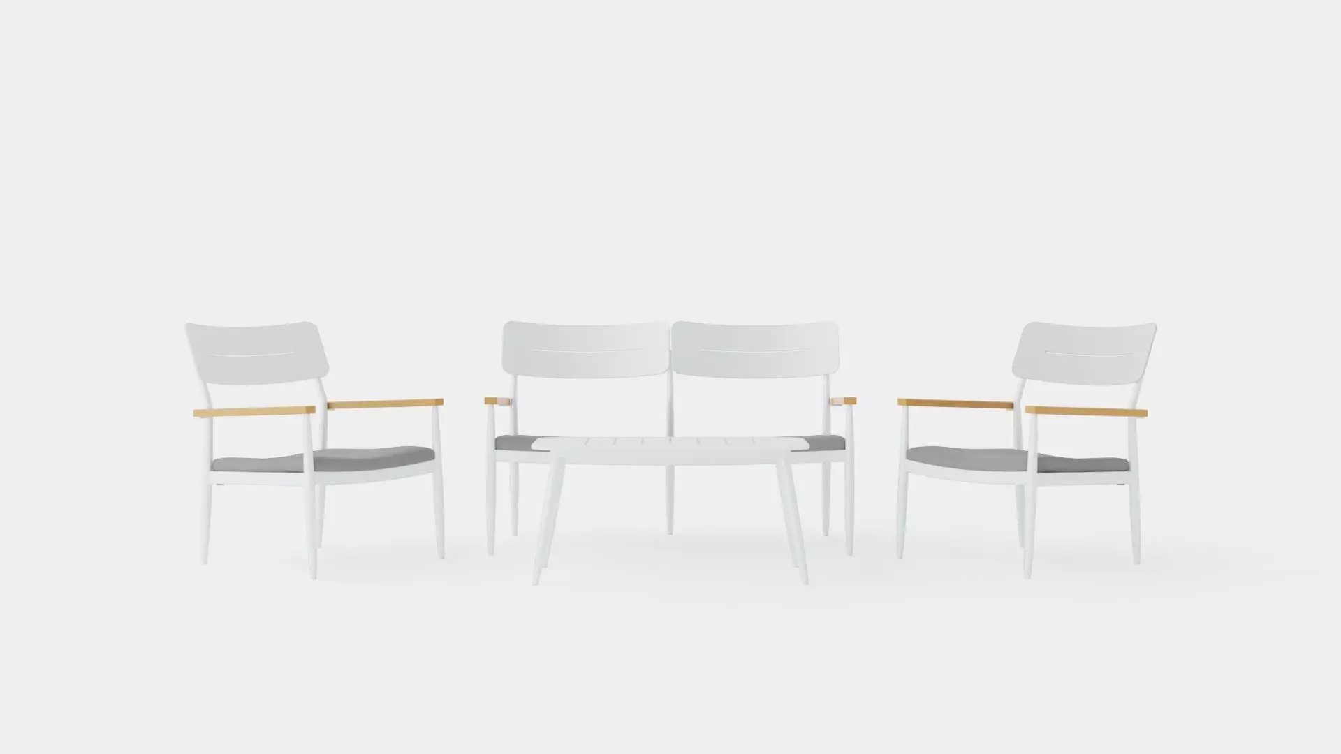 Mairago Lounge Set Low-poly 3D model_0