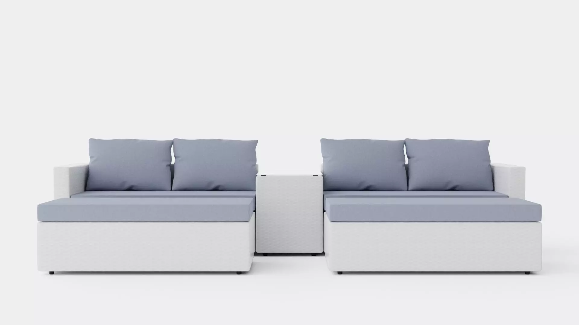 Havana Lounge Set Low-poly 3D model_0