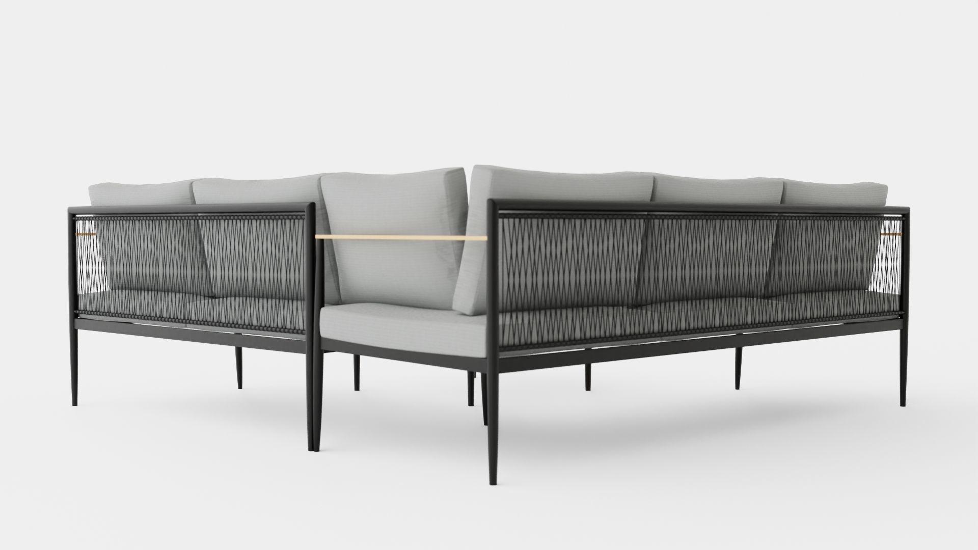 Derio Corner Set Low-poly 3D model_3