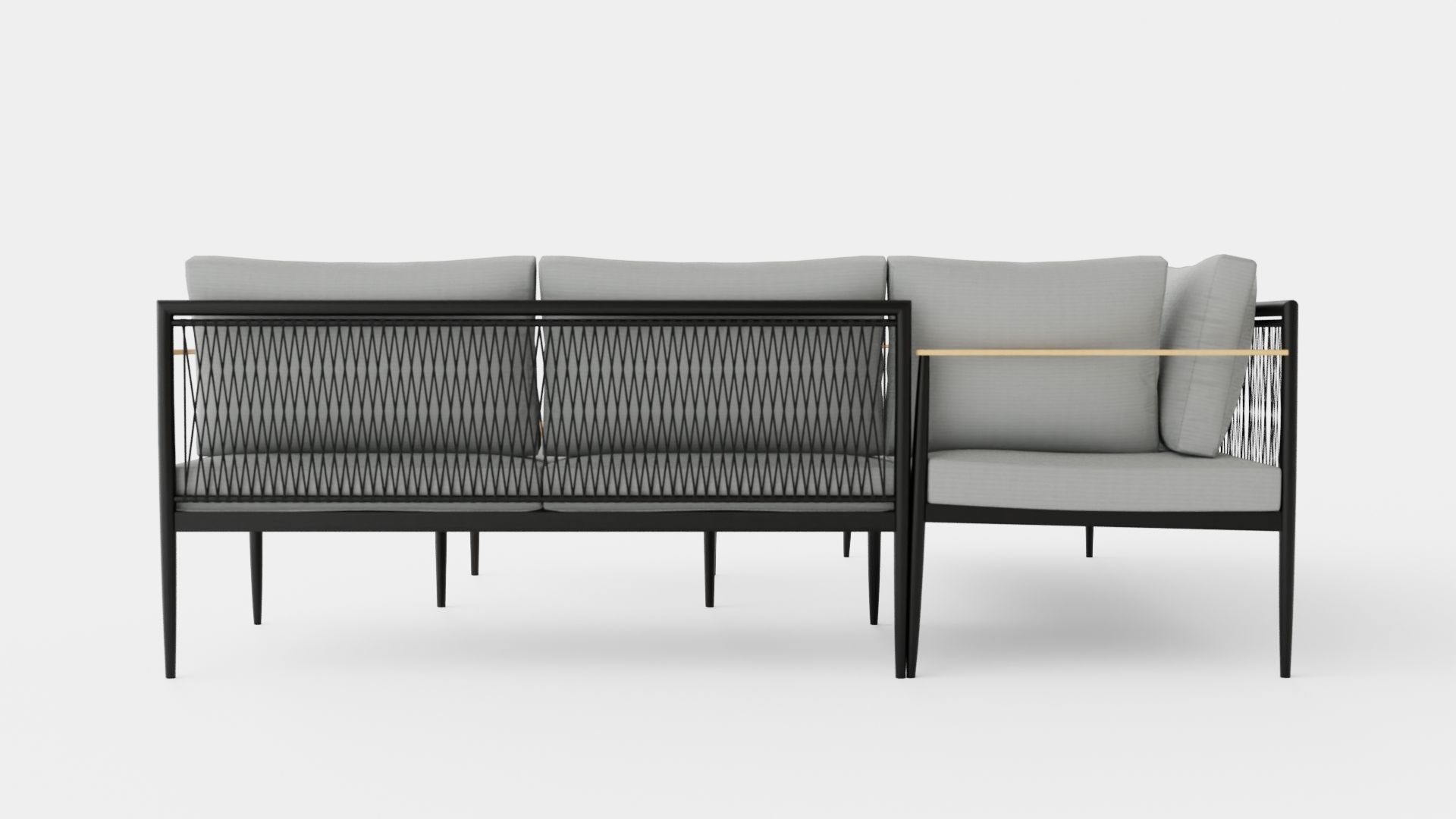 Derio Corner Set Low-poly 3D model_4