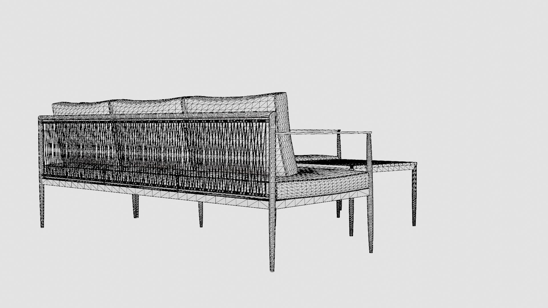 Derio Corner Set Low-poly 3D model_7
