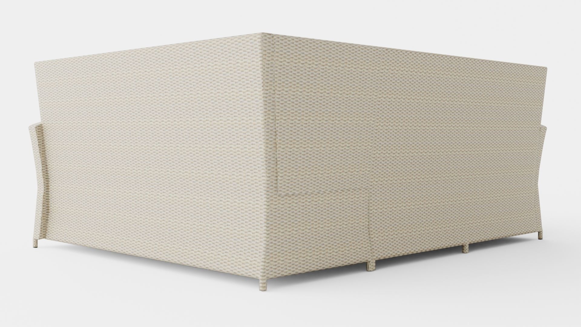 Alicante Corner Set Sand Low-poly 3D model_3
