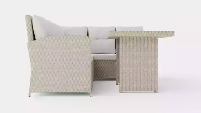 Alicante Corner Set Sand Low-poly 3D model Alicante Corner Set Sand Low-poly 3D model