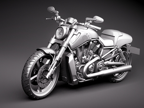 Harley Davidson V-ROD Muscle 3D model_13