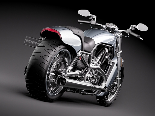 Harley Davidson V-ROD Muscle 3D model_10