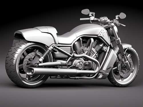Harley Davidson V-ROD Muscle 3D model_12