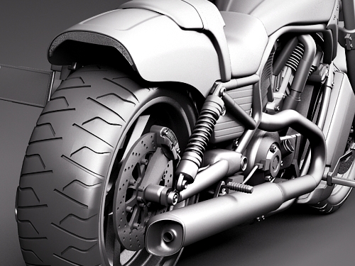 Harley Davidson V-ROD Muscle 3D model_15
