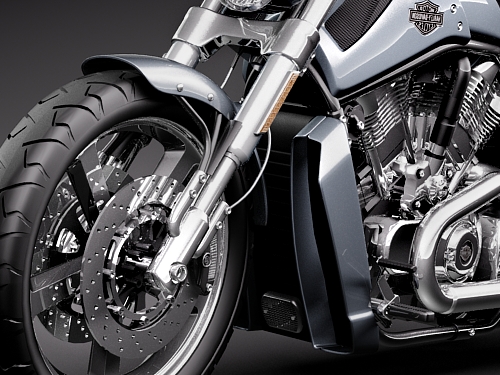 Harley Davidson V-ROD Muscle 3D model_5