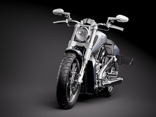Harley Davidson V-ROD Muscle 3D model_4