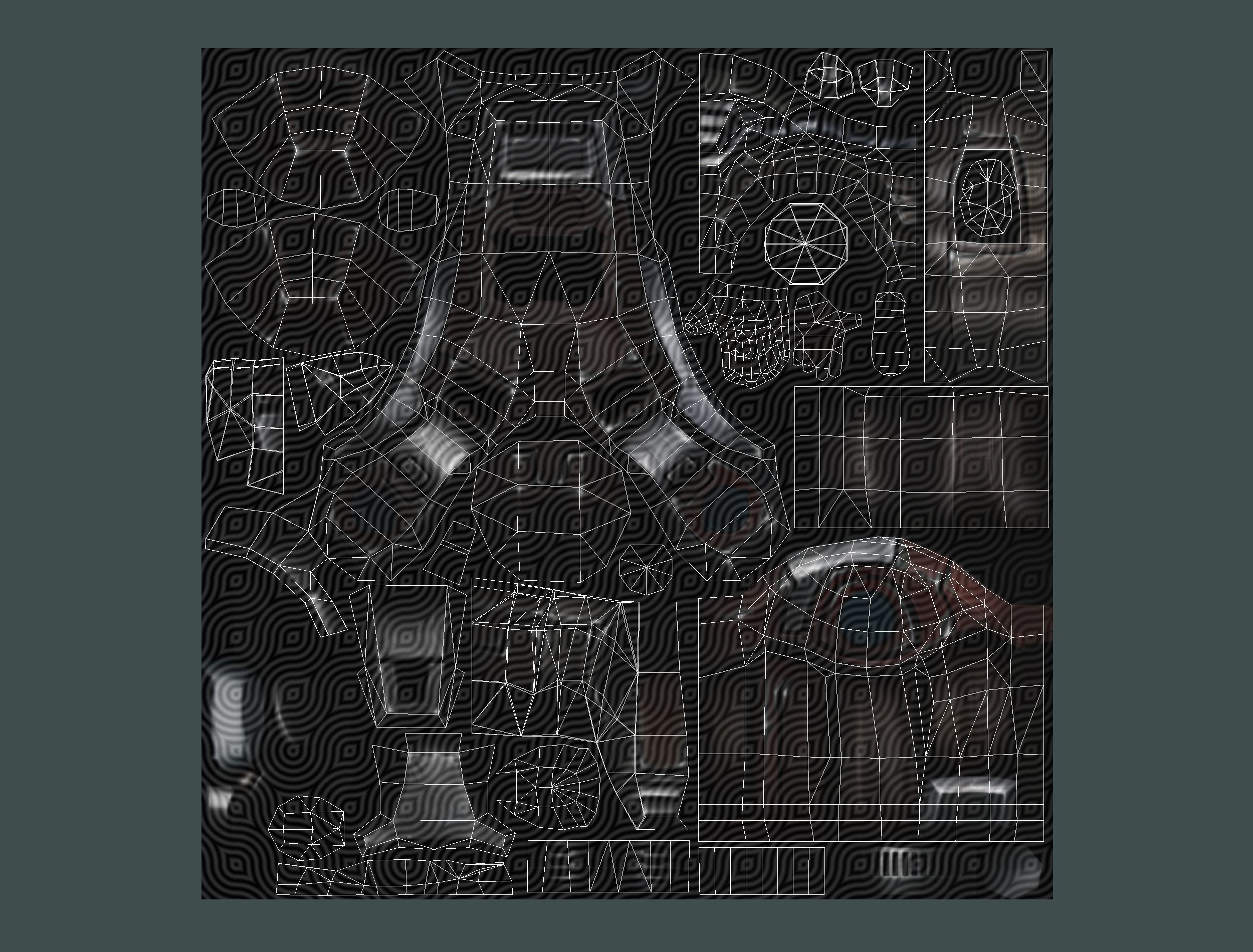 Assault heavy machine gun cannon naff barrel blaster laser arms Low-poly 3D model_66