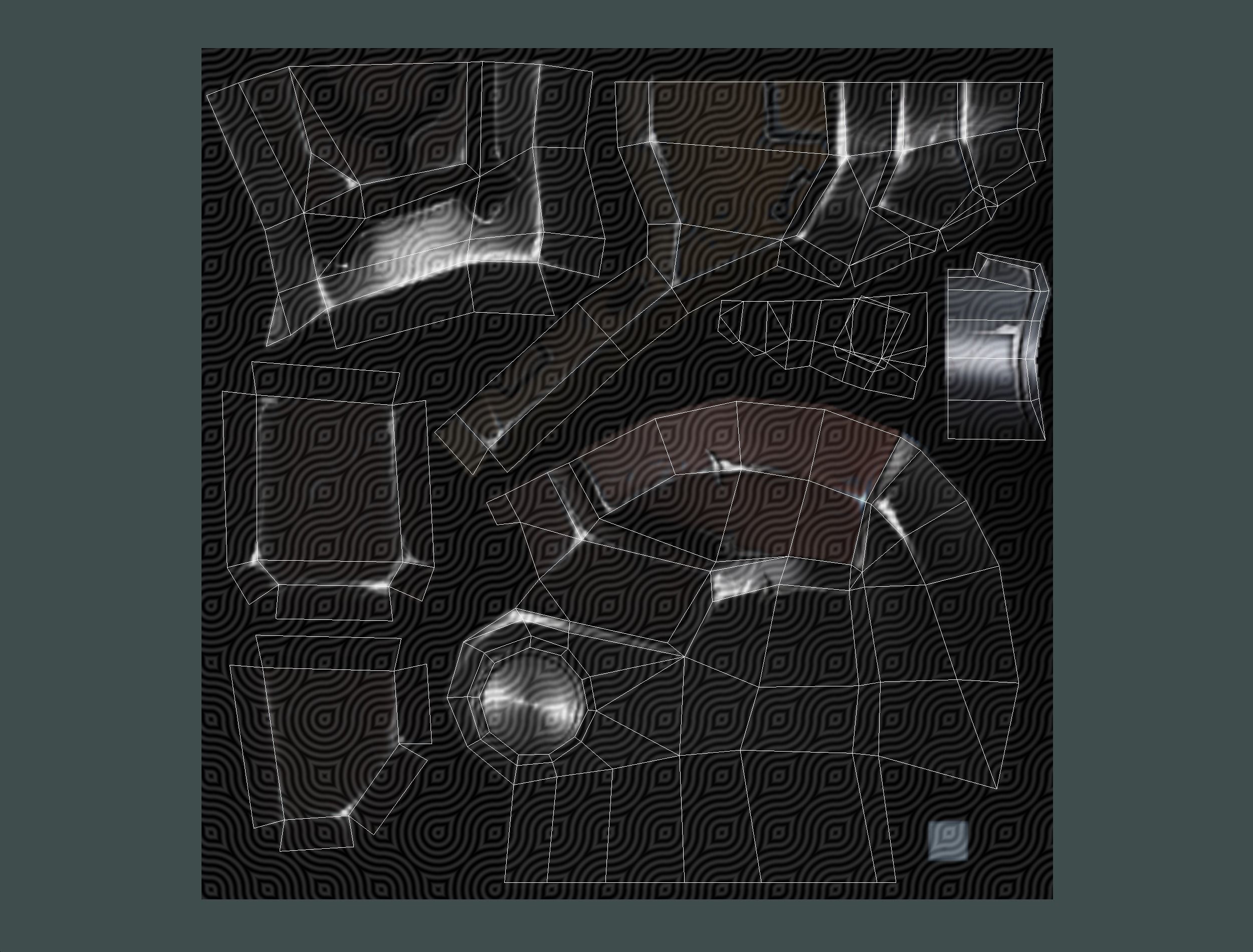 Assault heavy machine gun cannon naff barrel blaster laser arms Low-poly 3D model_67