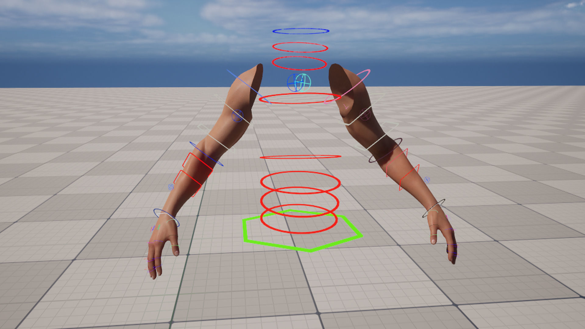 FPS Arms 01 Full Low-poly 3D model_21