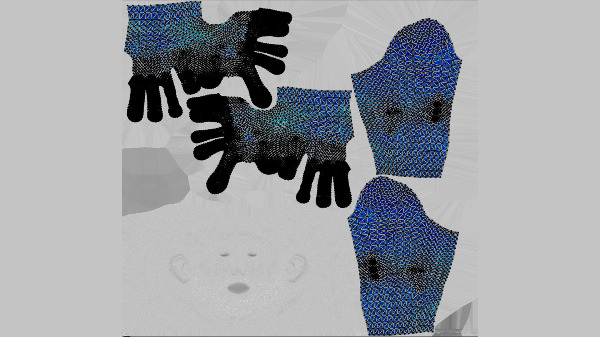 FPS Arms 01 Full Low-poly 3D model_30