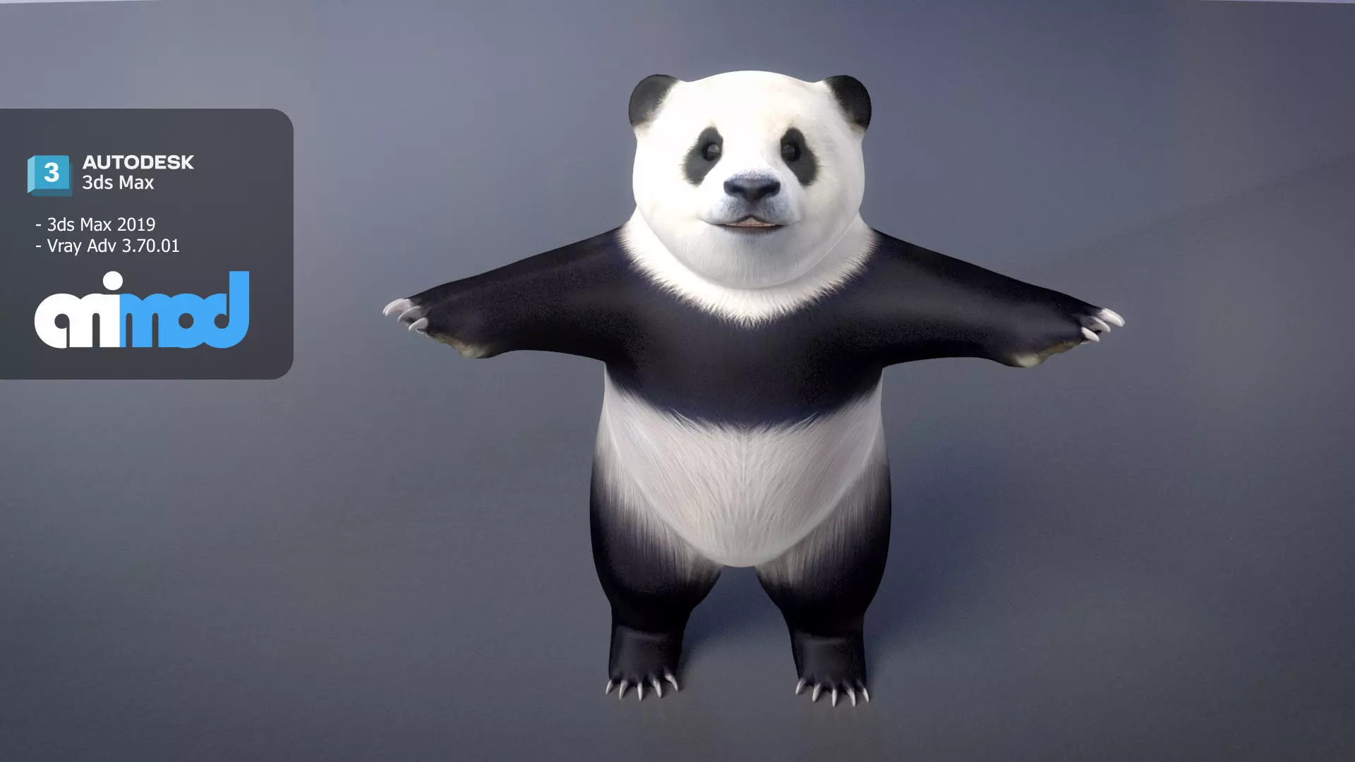 Panda 3D model_0