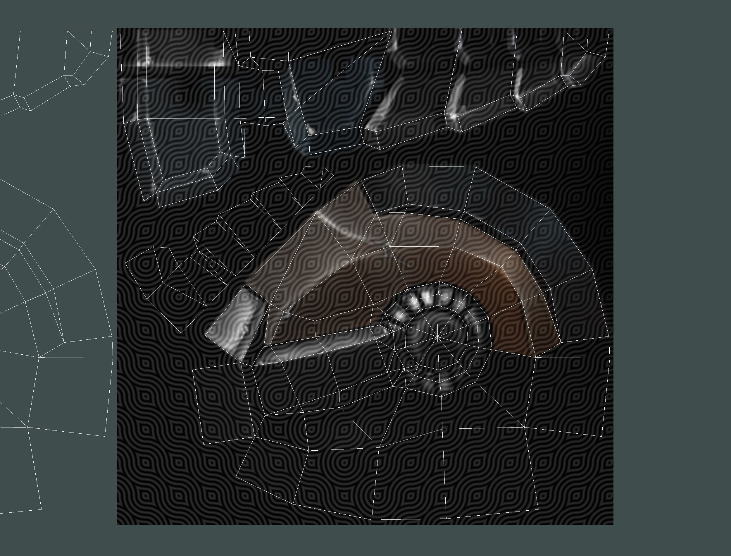 Man Cyborg - Male Soldier with Automatic Rifle and Pistol Low-poly 3D model_67