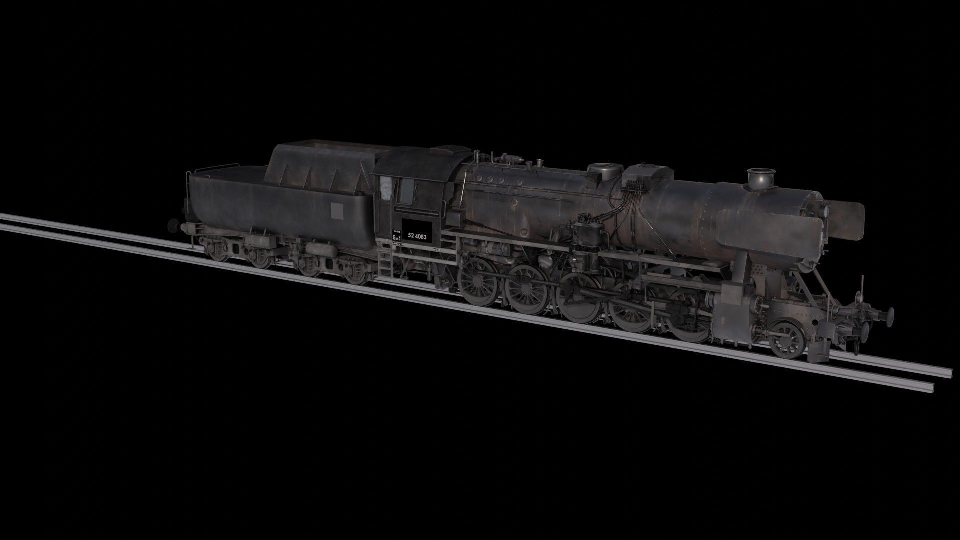 BR-52 Train dears please help by buying 3D model_3