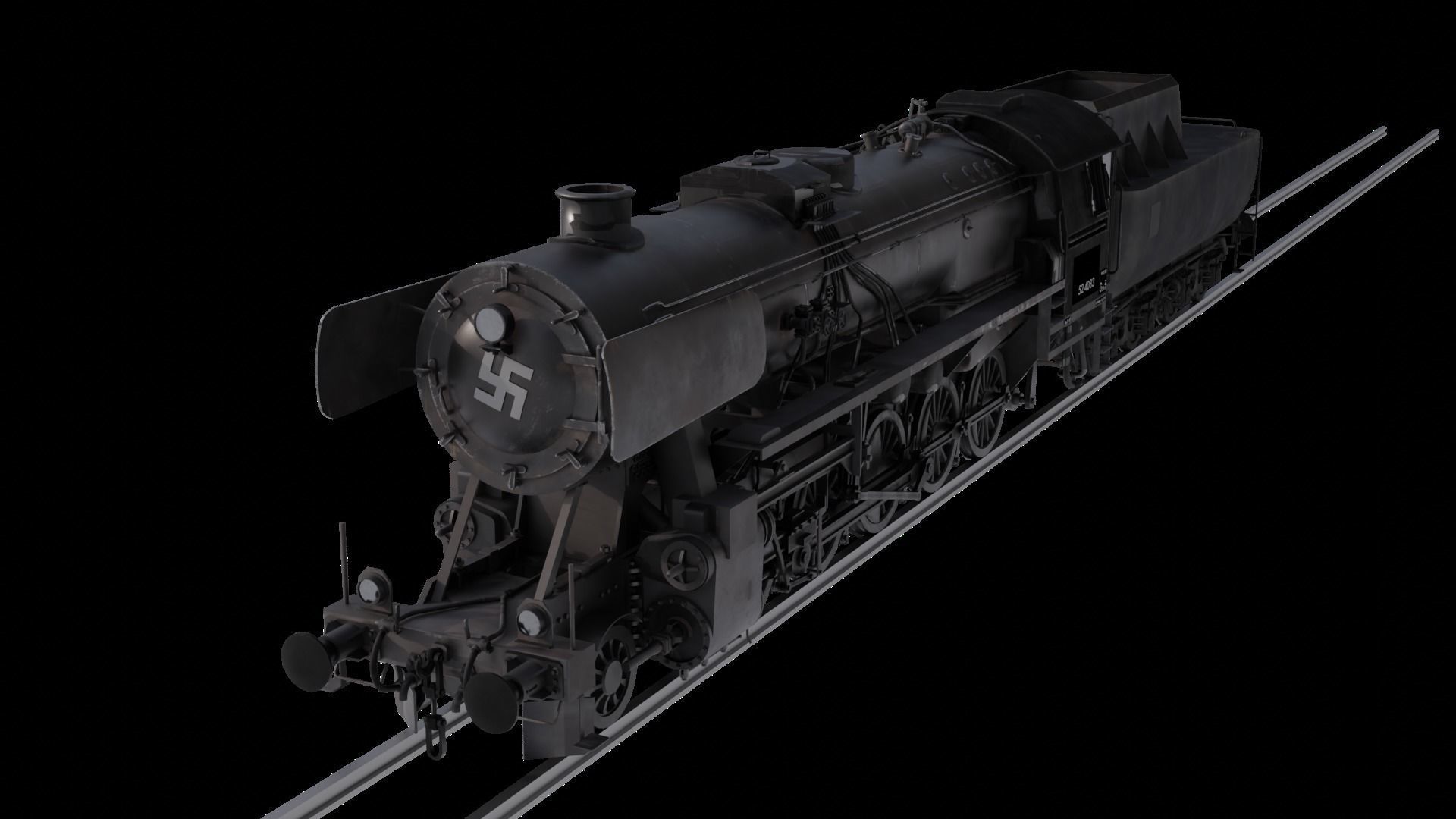 BR-52 Train dears please help by buying 3D model_2