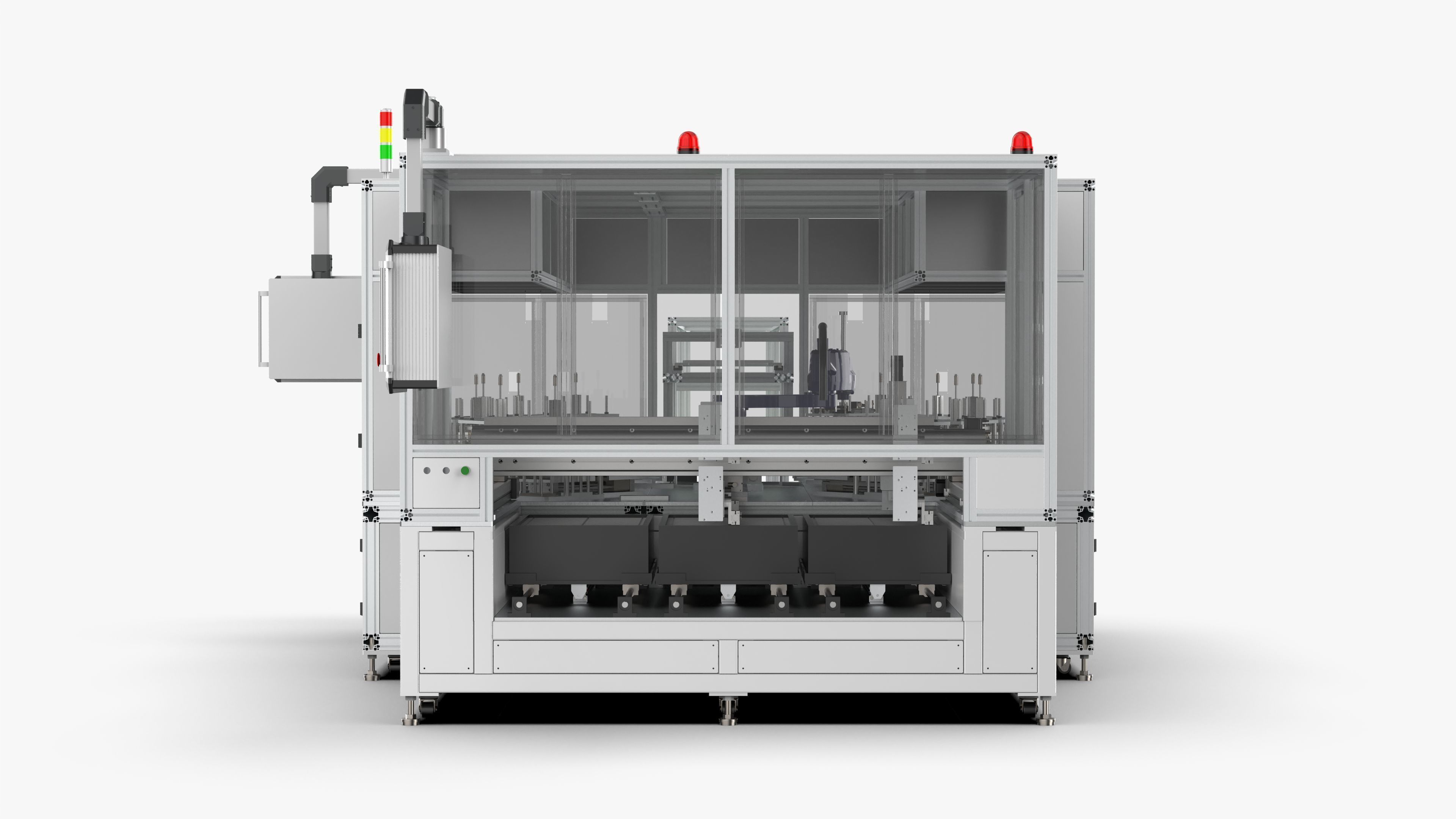 Automatic Circuit Board Robot Handling and Testing Machine 3D model_5