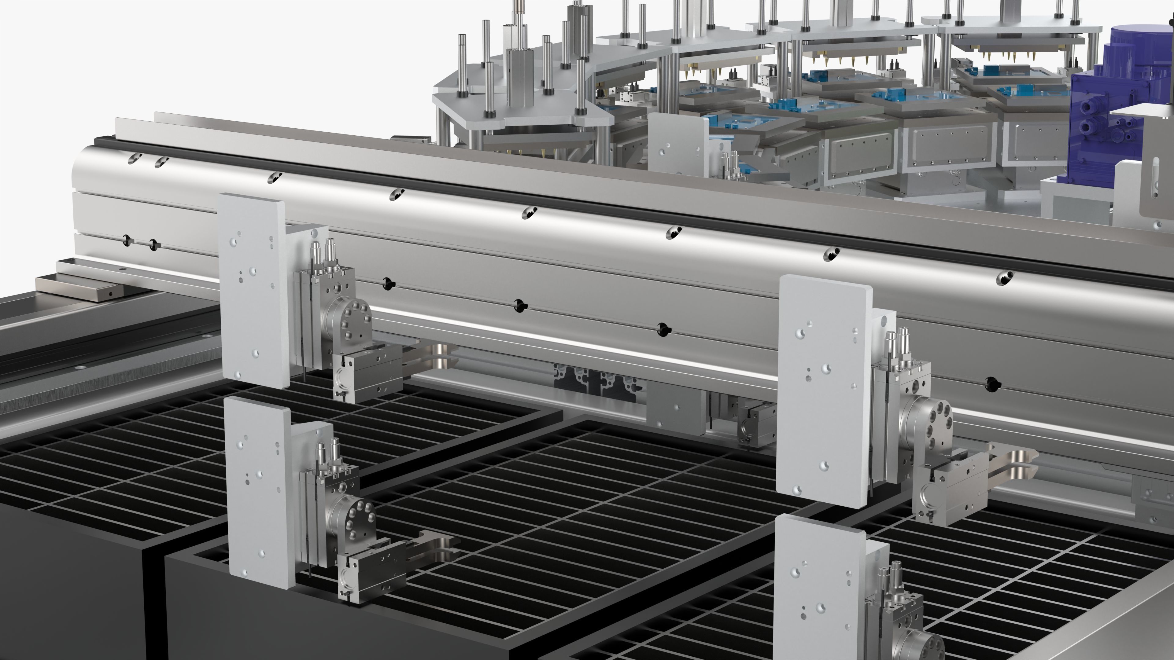 Automatic Circuit Board Robot Handling and Testing Machine 3D model_23