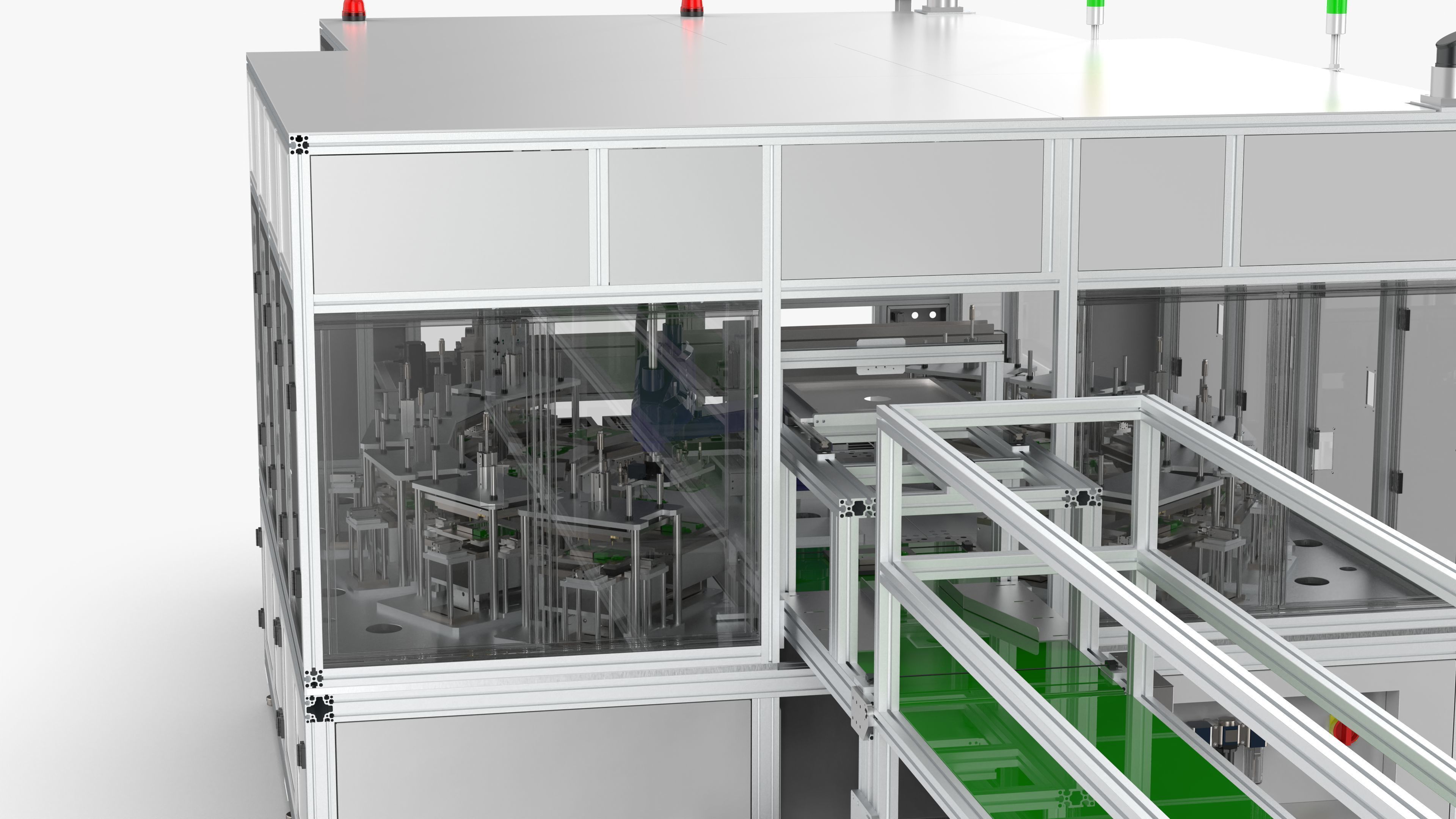 Automatic Circuit Board Robot Handling and Testing Machine 3D model_14