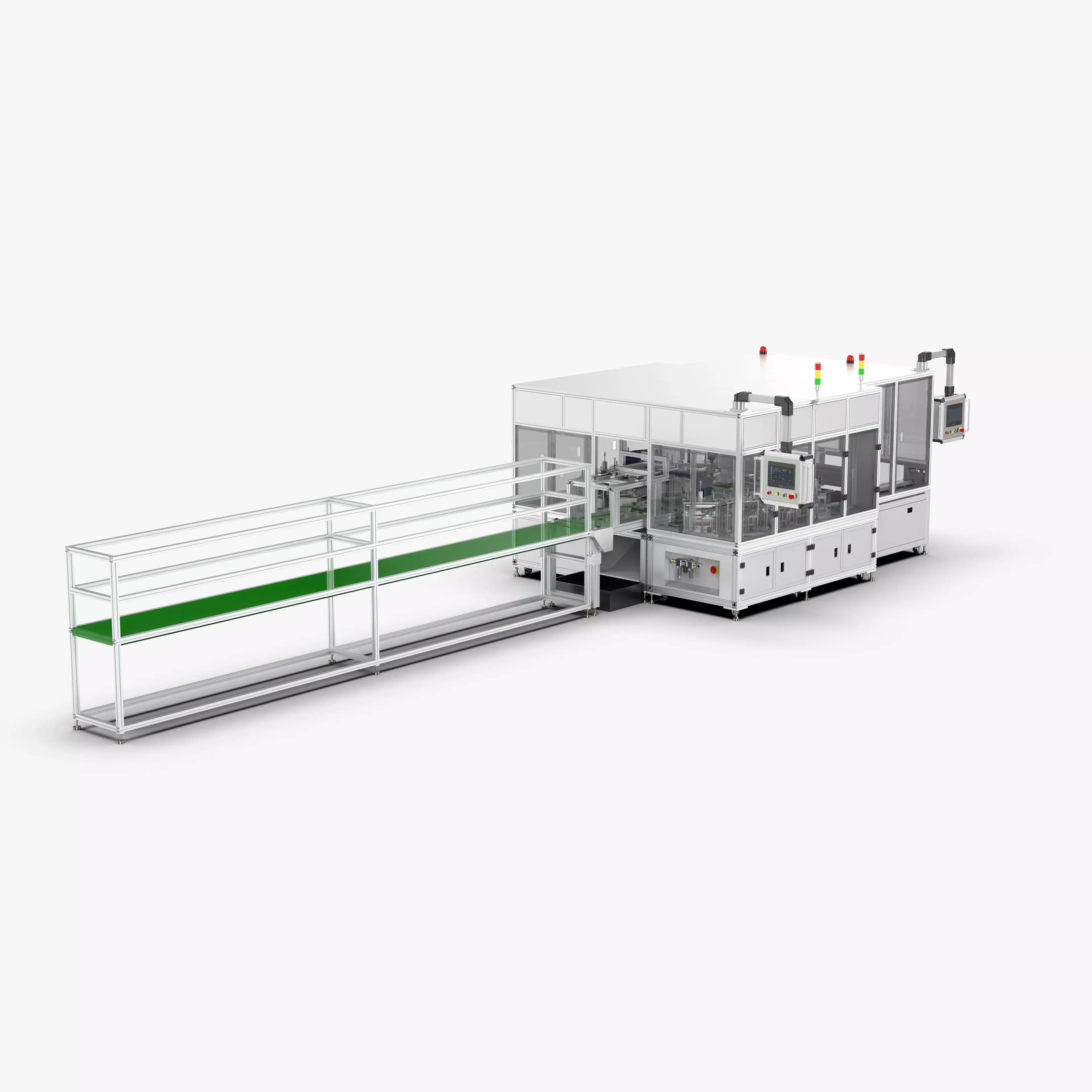 Automatic Circuit Board Robot Handling and Testing Machine 3D model_0