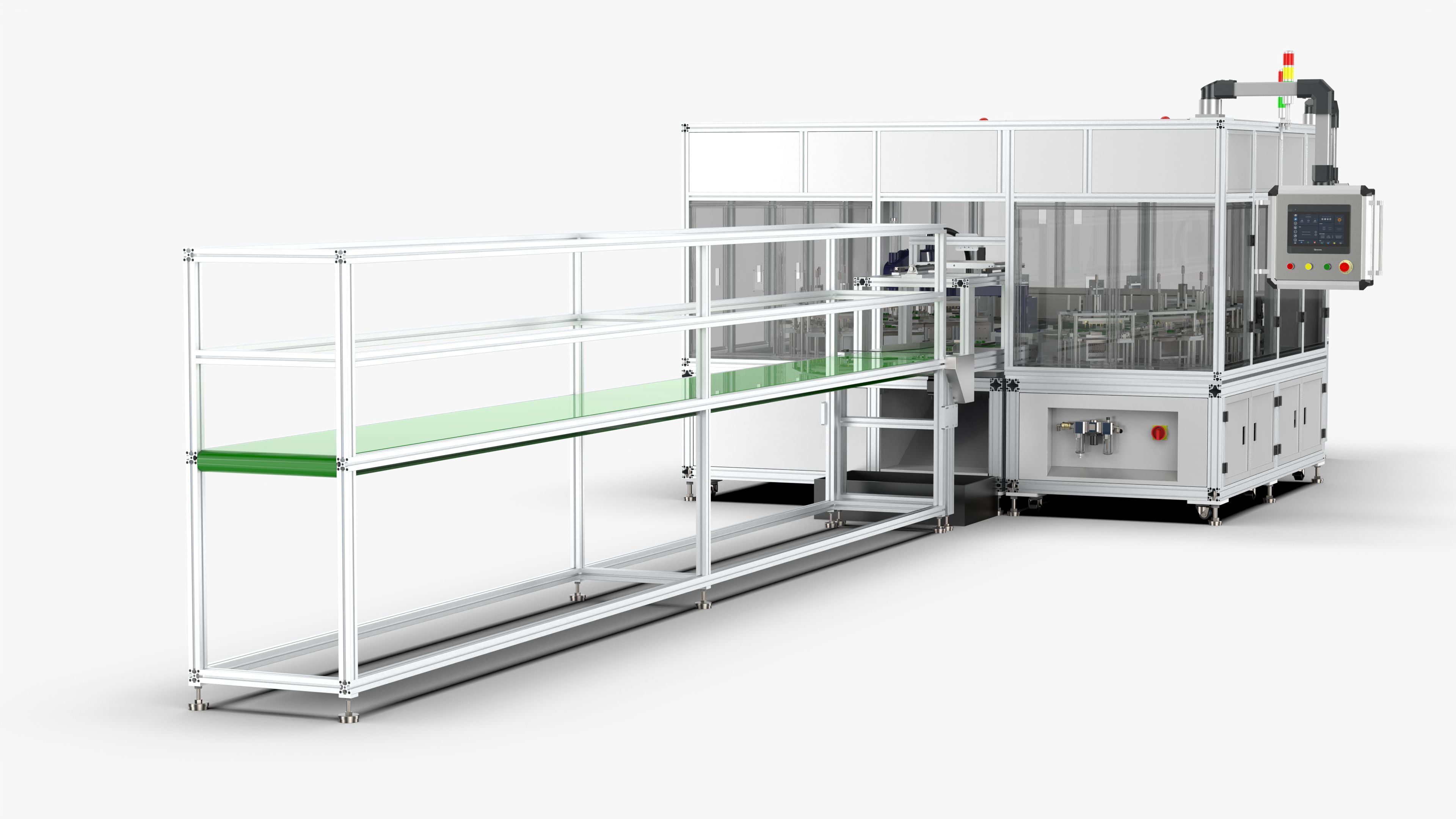 Automatic Circuit Board Robot Handling and Testing Machine 3D model_15