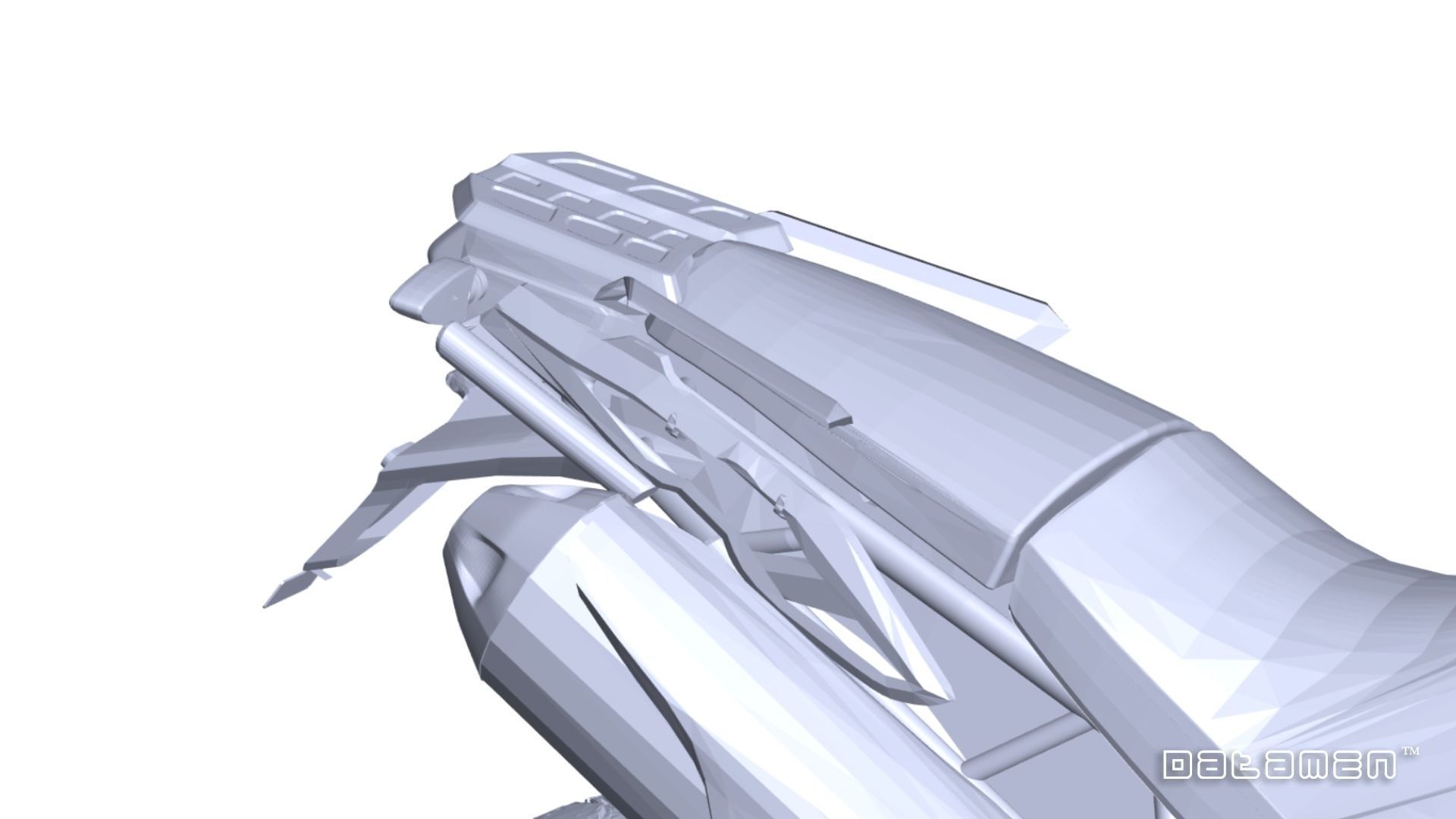 2020 Triumph Tiger XCX Complete Body 3D Scan Surface Data Model 3D model_9