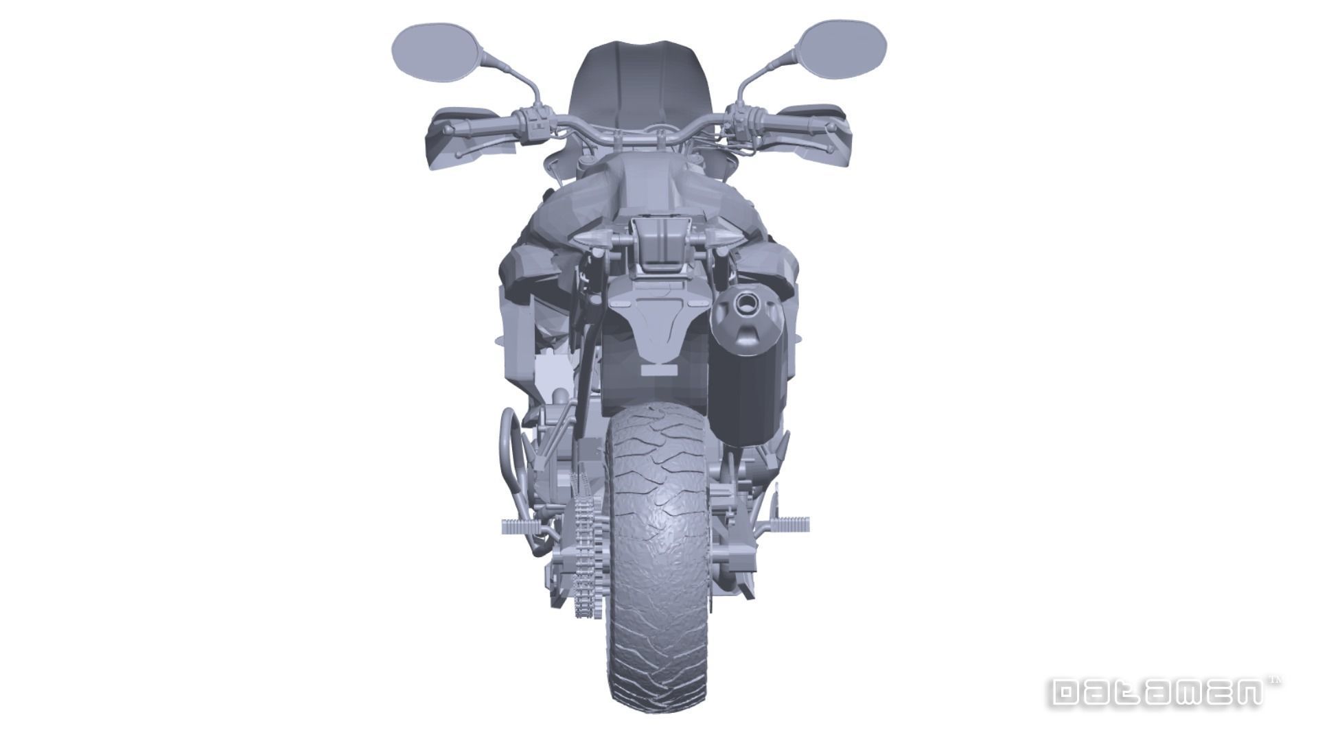 2020 Triumph Tiger XCX Complete Body 3D Scan Surface Data Model 3D model_5