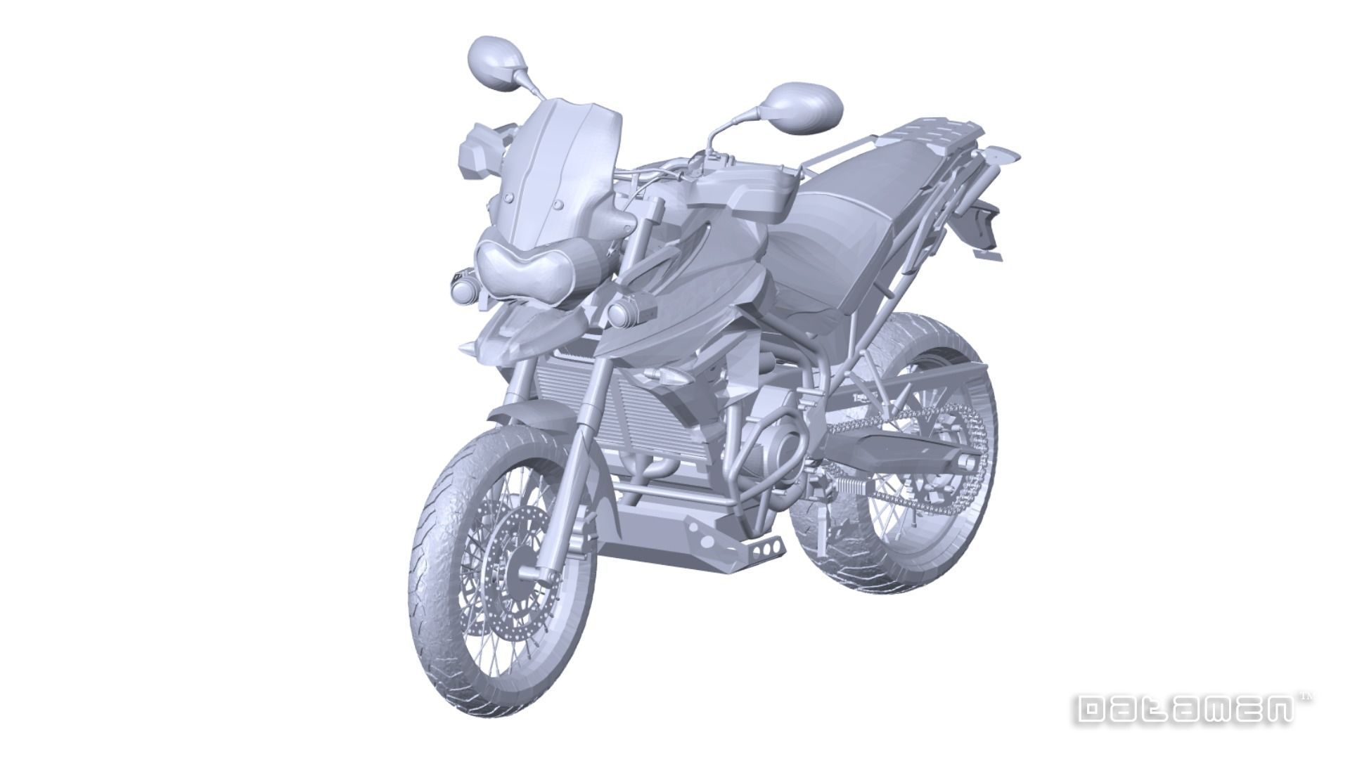 2020 Triumph Tiger XCX Complete Body 3D Scan Surface Data Model 3D model_1