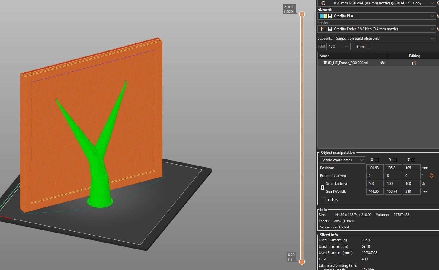 Customizable 3D Frame For HueForge Prints 3D STL HF Frame 3D model_3