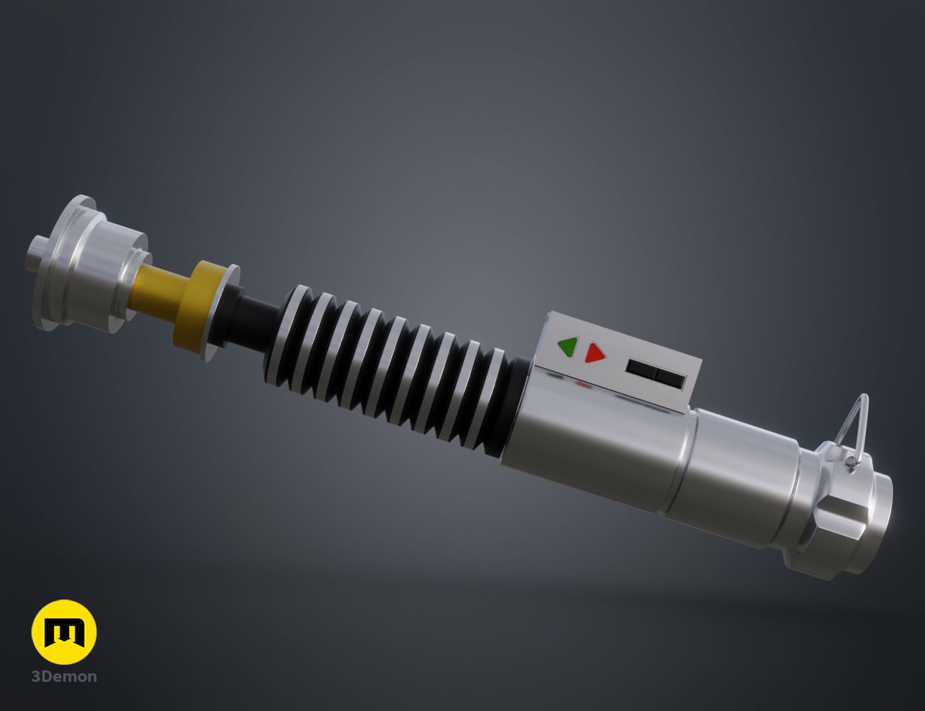 Luke Skywalker lightsaber 3D print model_7