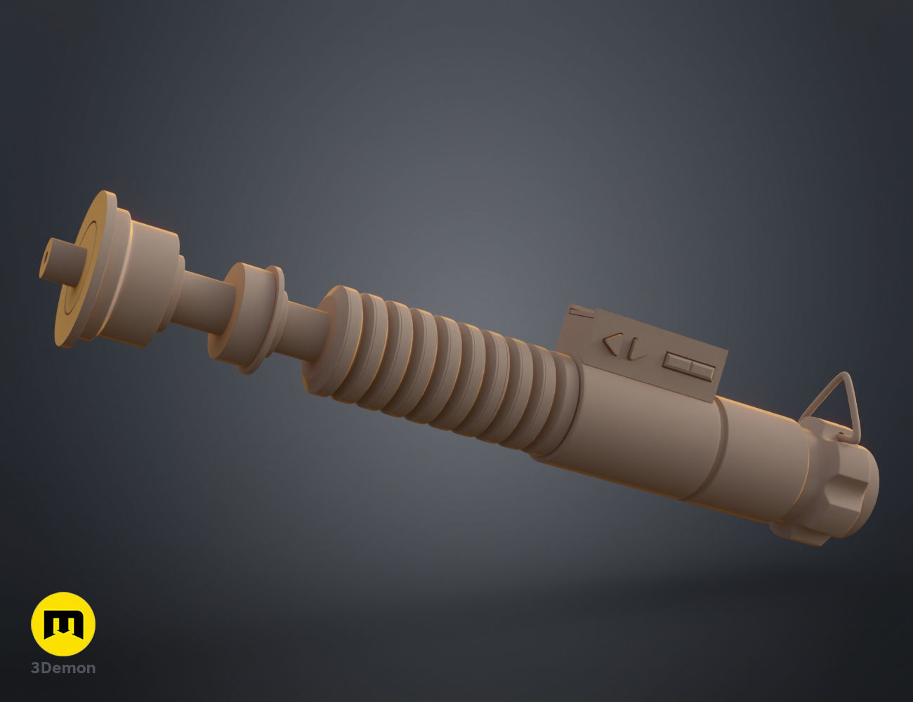 Luke Skywalker lightsaber 3D print model_12