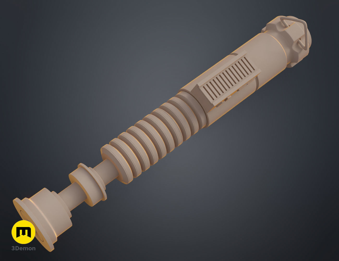 Luke Skywalker lightsaber 3D print model_15