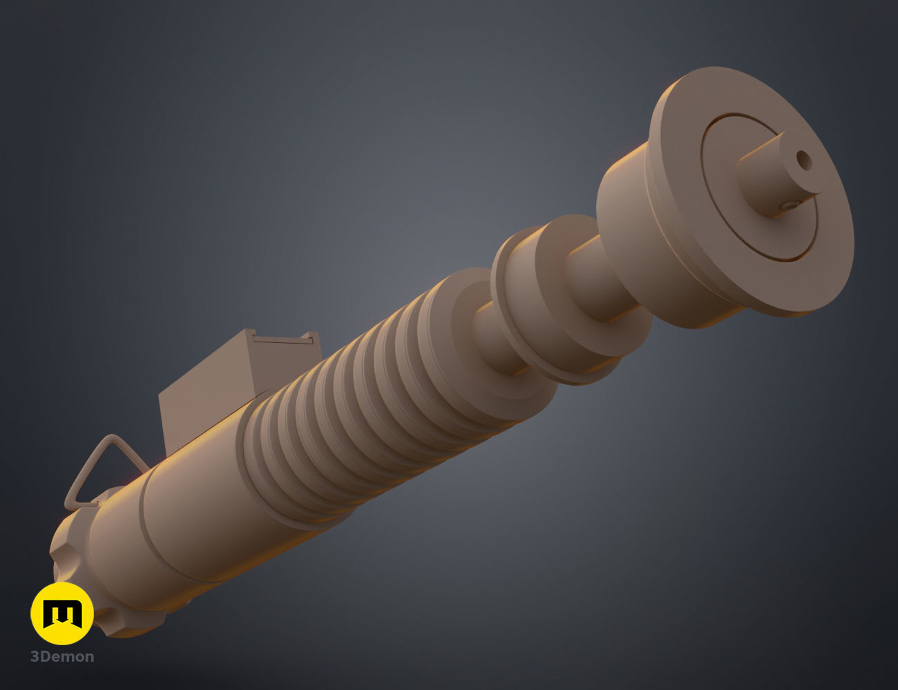 Luke Skywalker lightsaber 3D print model_16