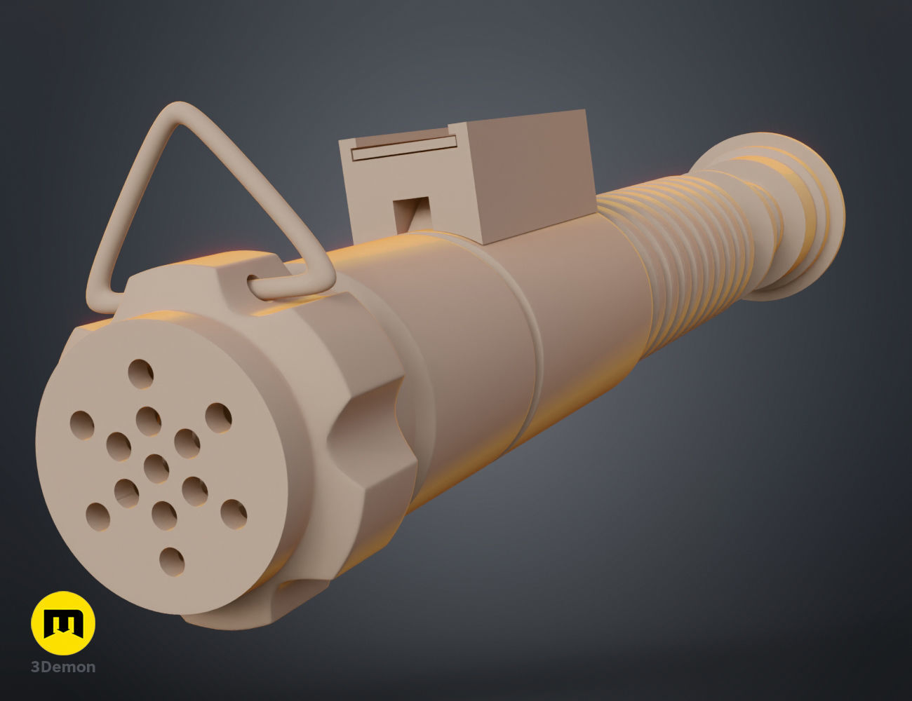 Luke Skywalker lightsaber 3D print model_14