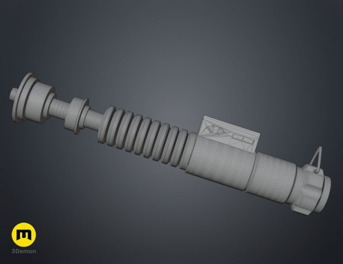Luke Skywalker lightsaber 3D print model_17