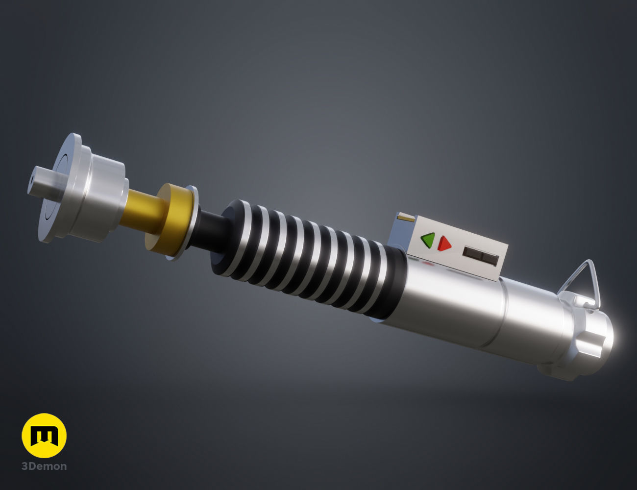 Luke Skywalker lightsaber 3D print model_10