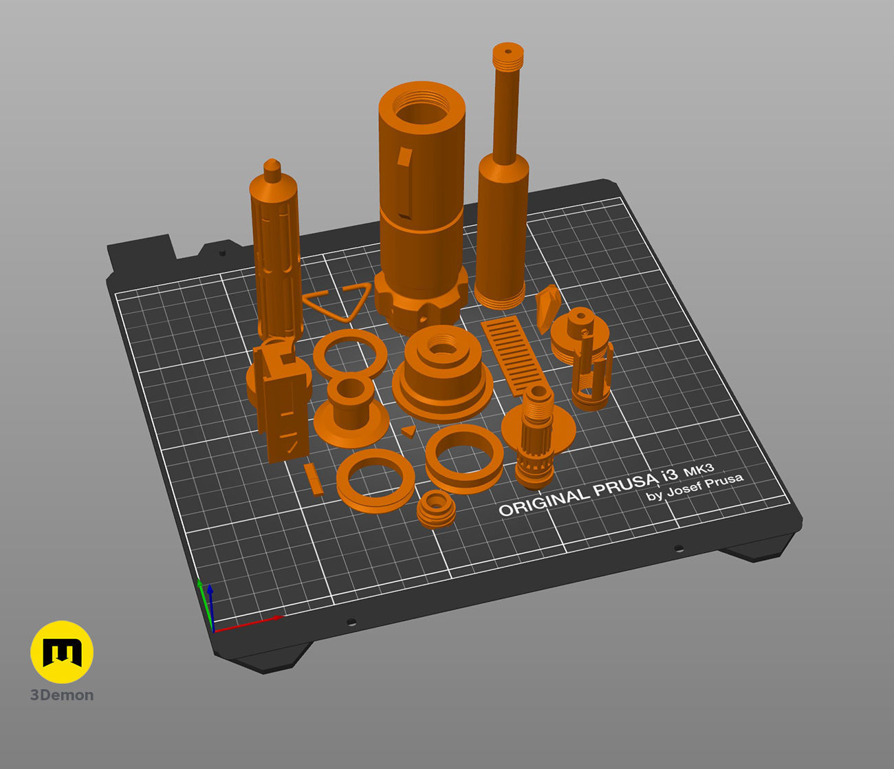 Luke Skywalker lightsaber 3D print model_5