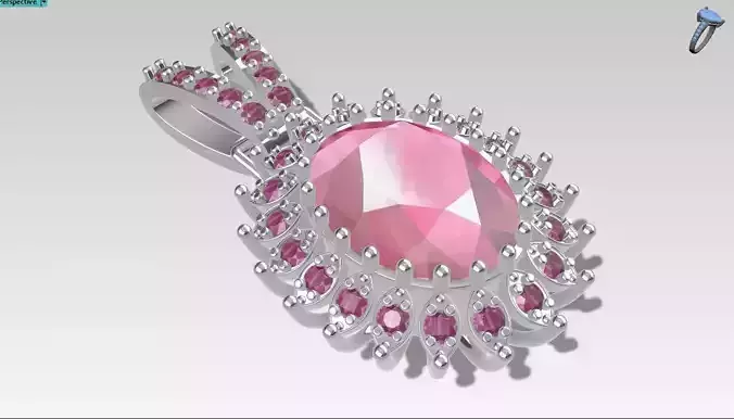 Necklaces CENTER GEM STONE