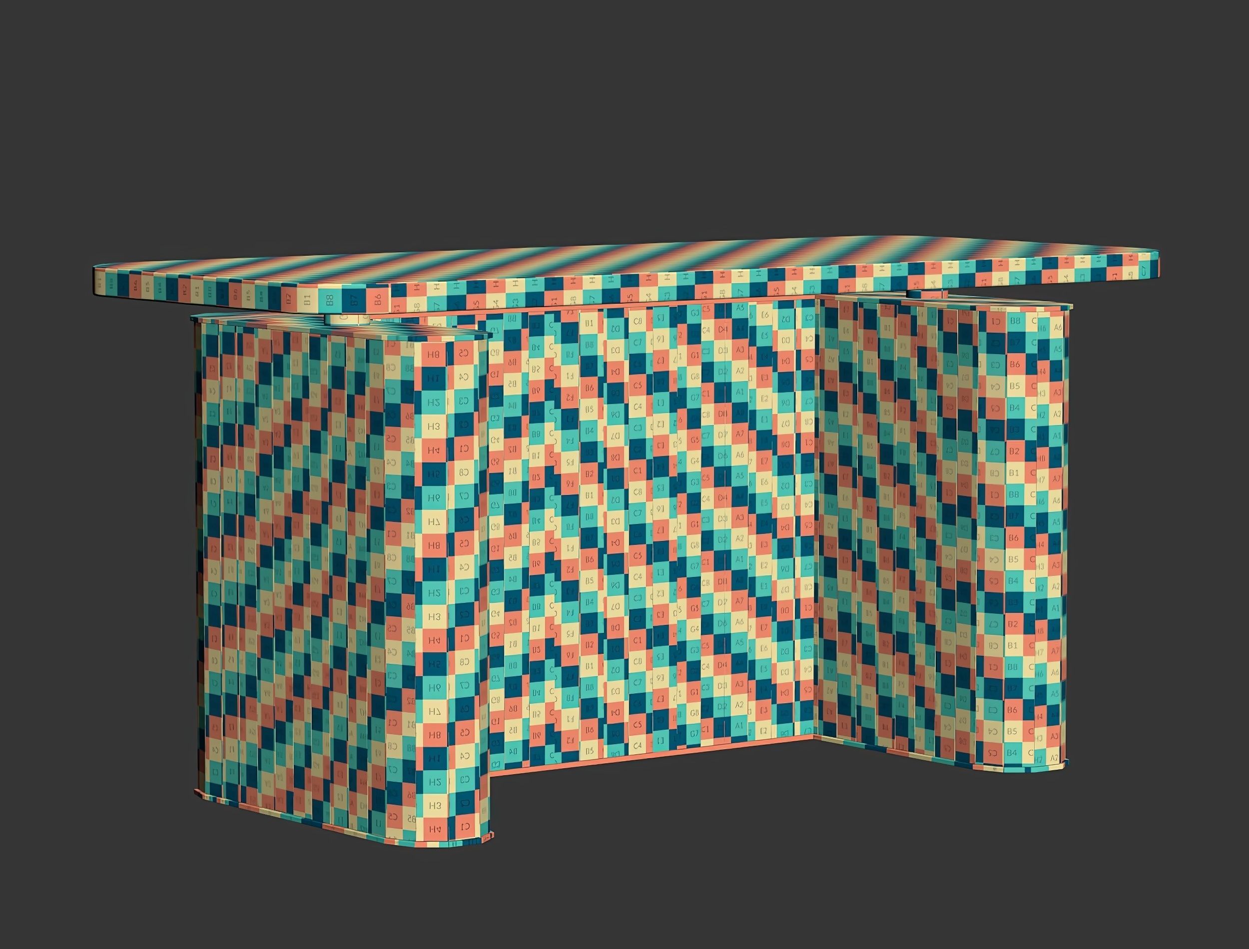 Oliva Reception table 3D model_13