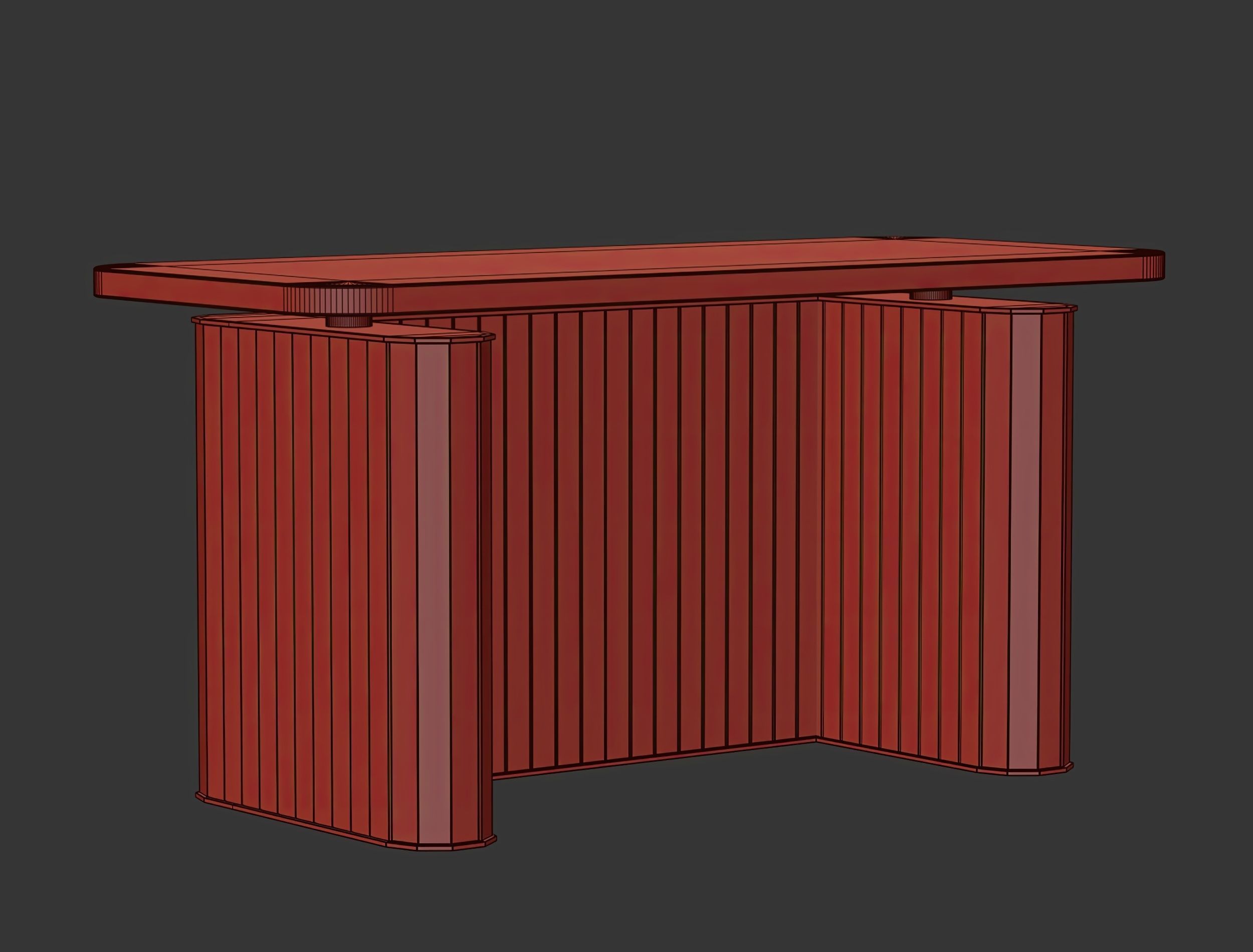Oliva Reception table 3D model_14