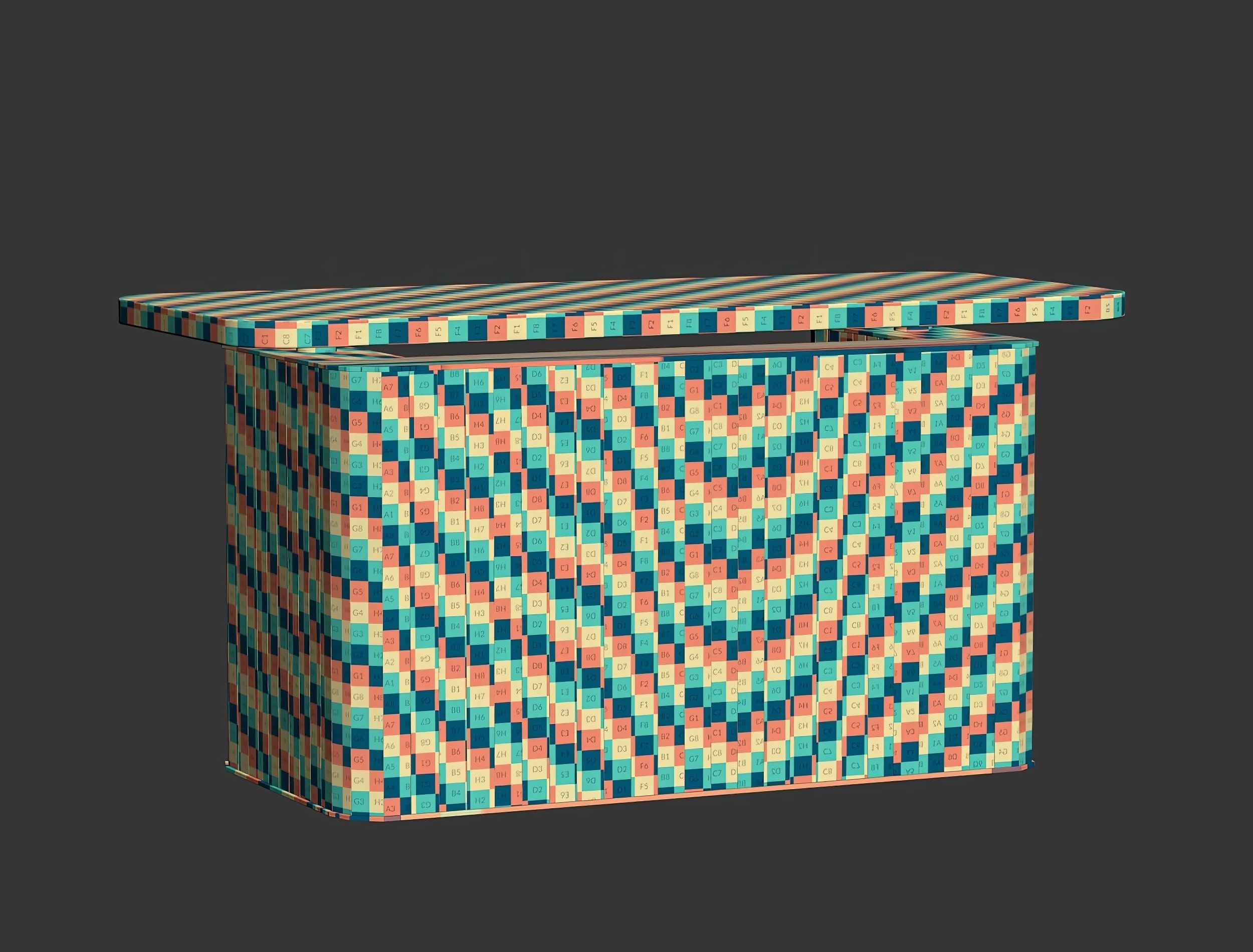 Oliva Reception table 3D model_12