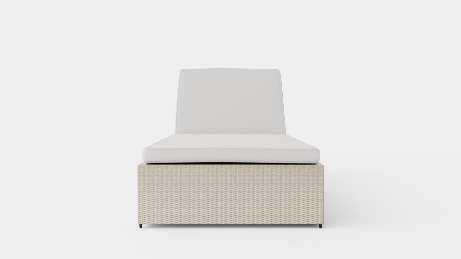 Savona Sun-lounger Nature and Sand Low-poly 3D model_1
