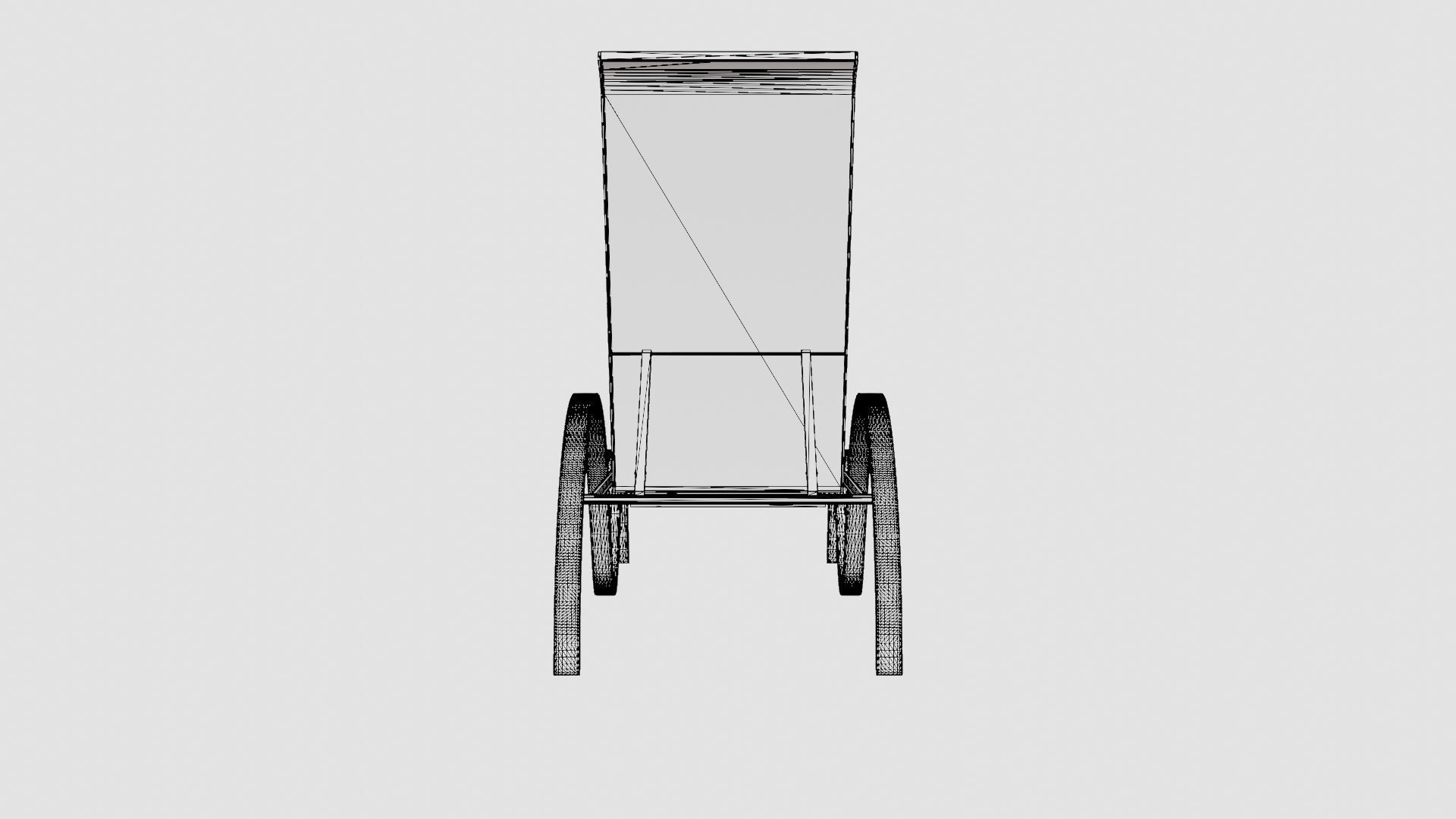 Antibes Sunbed Low-poly 3D model_8