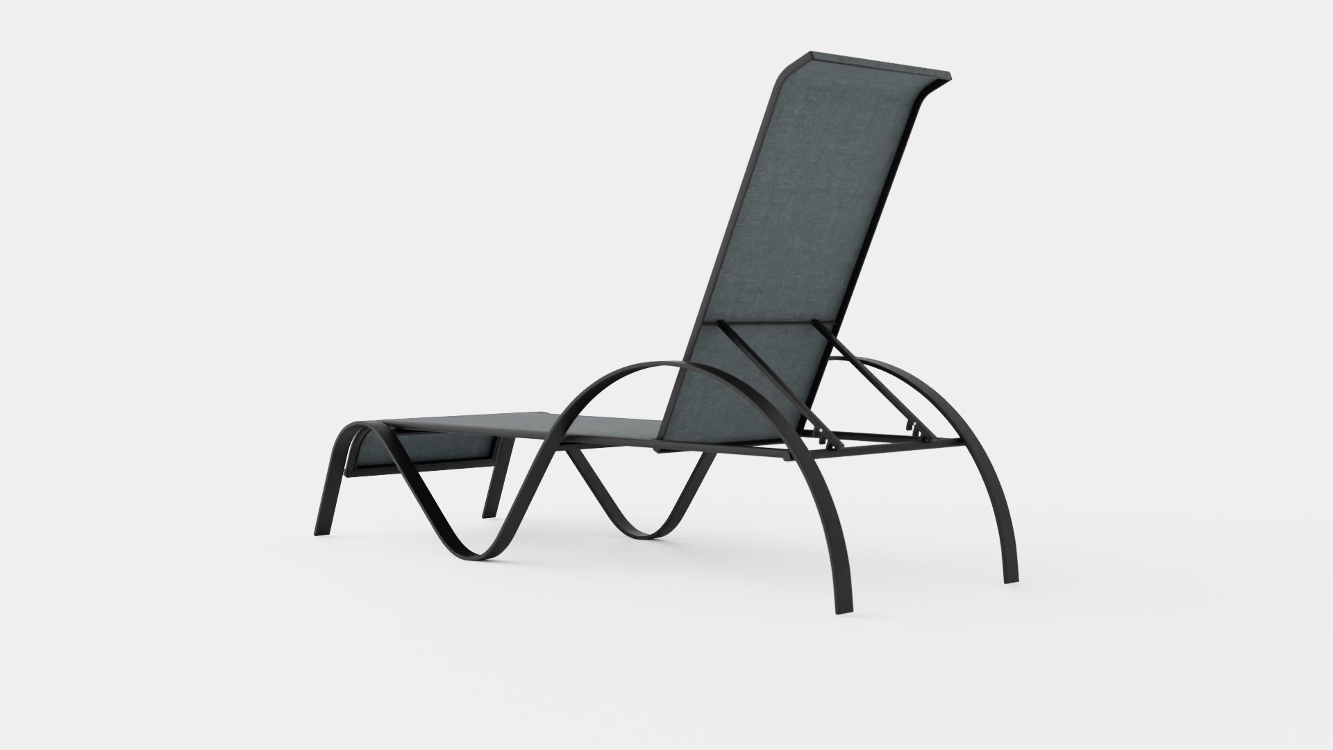 Antibes Sunbed Low-poly 3D model_3