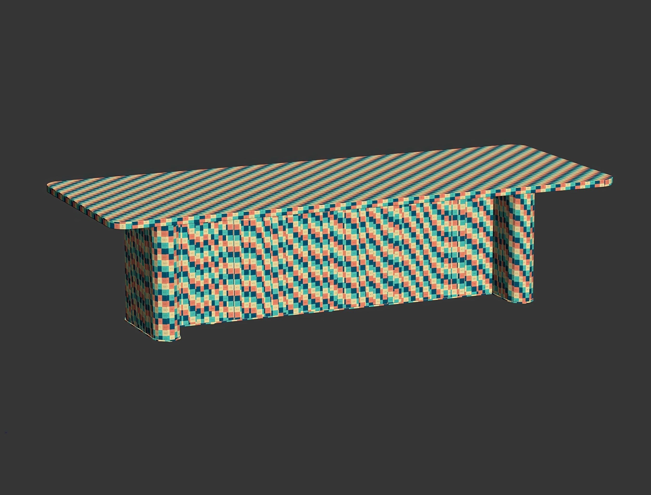 Oliva Conference Table MT03  3D model_11