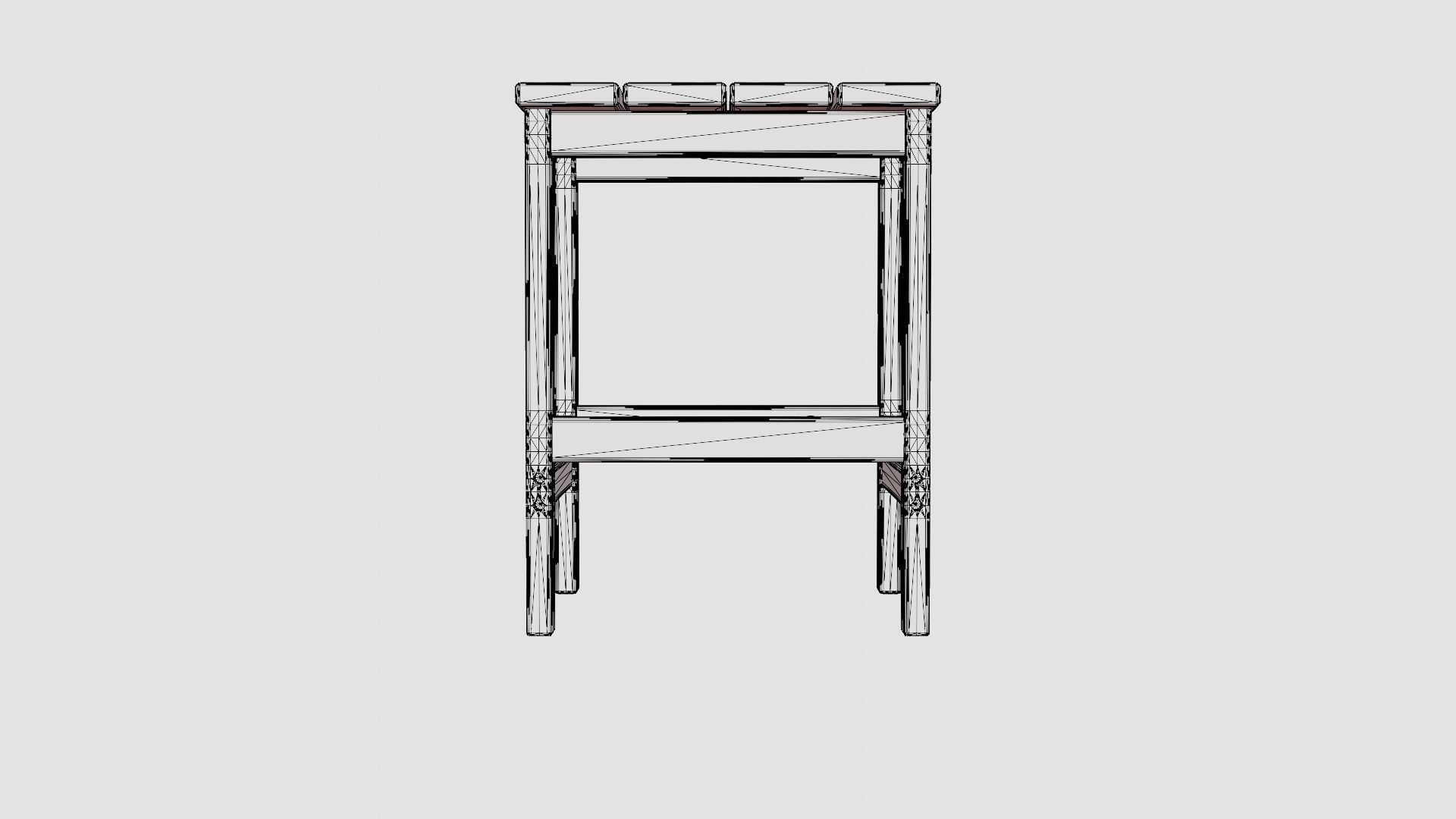 Rovato Lounge Table Low-poly 3D model_8