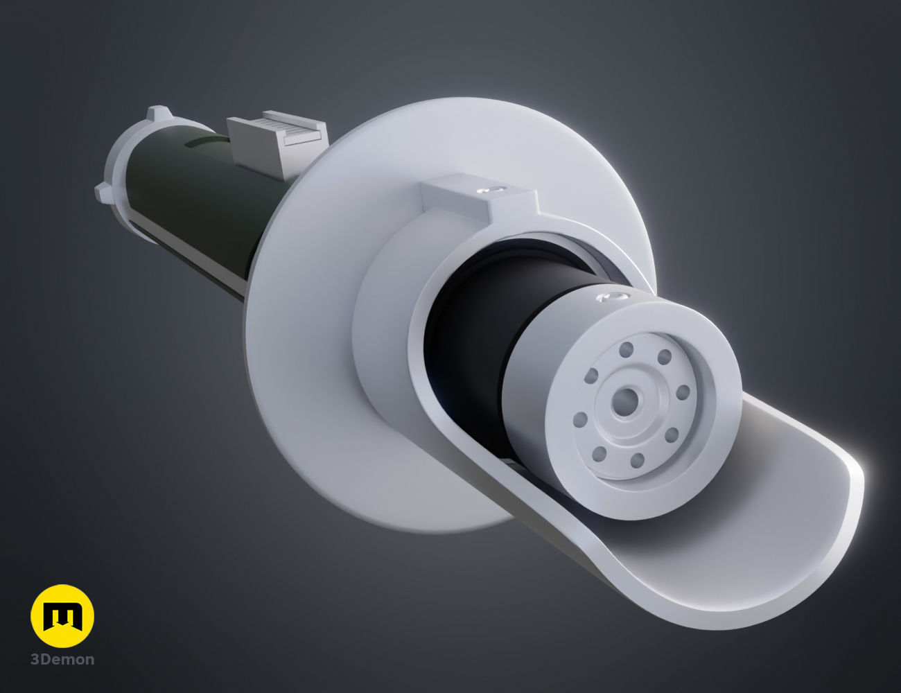 Kanan Jarrus lightsaber 3D print model_6