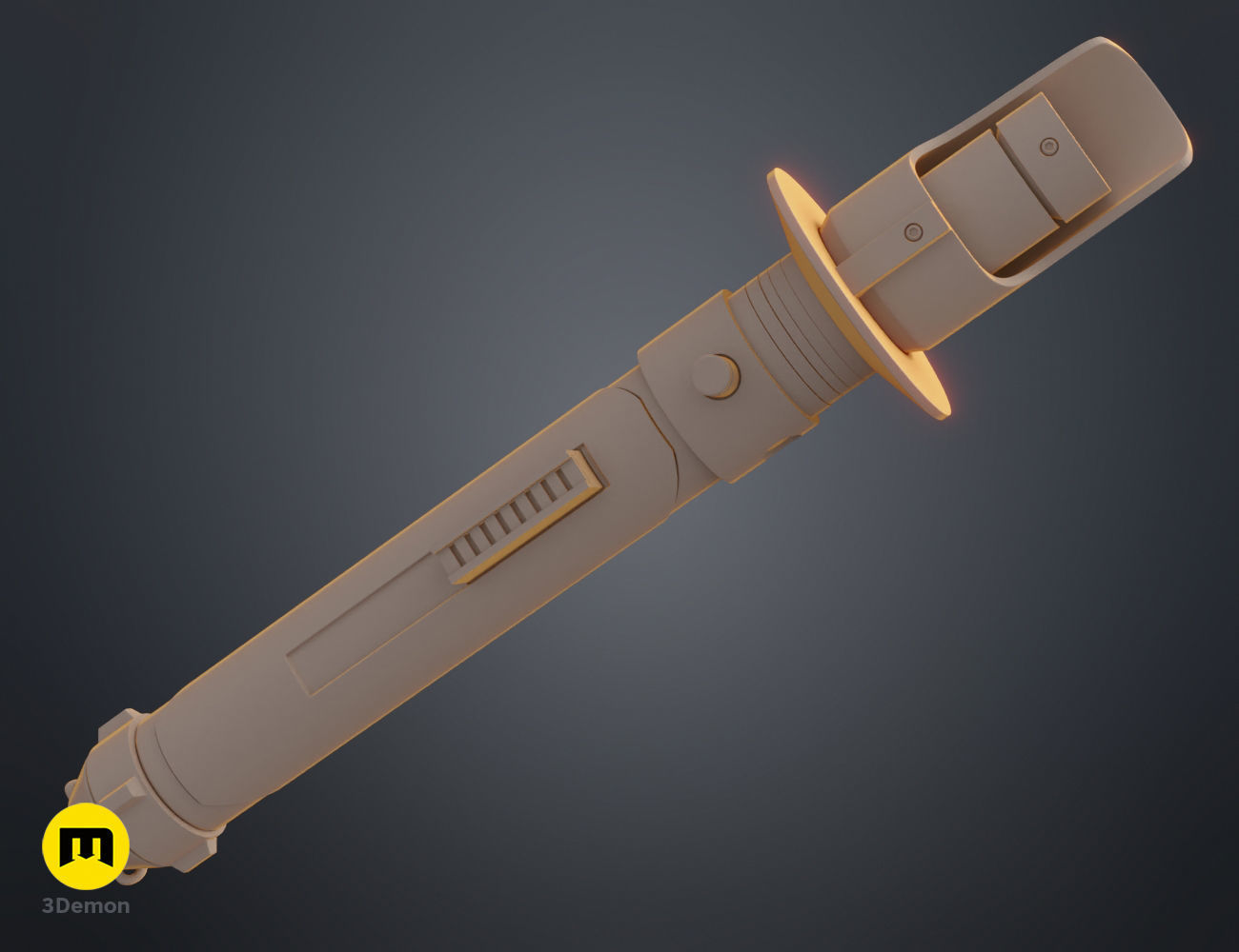 Kanan Jarrus lightsaber 3D print model_10