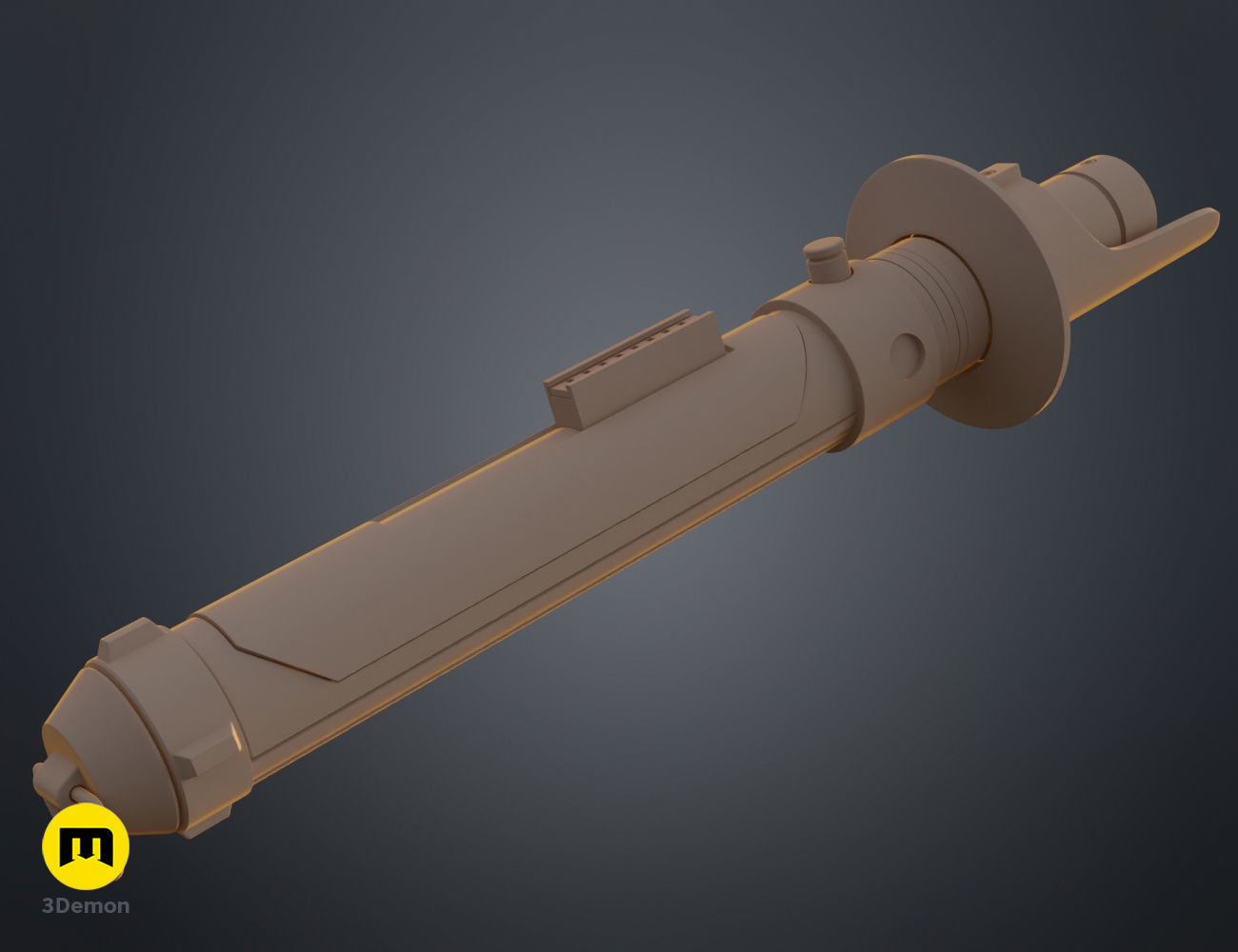 Kanan Jarrus lightsaber 3D print model_8